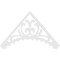 Ekena Millwork Pitch Genova Architectural Grade PVC Gable Pediment, 60"W x 35"H x 1"P (14/12) GPP060X035X100GEN - alternate 5